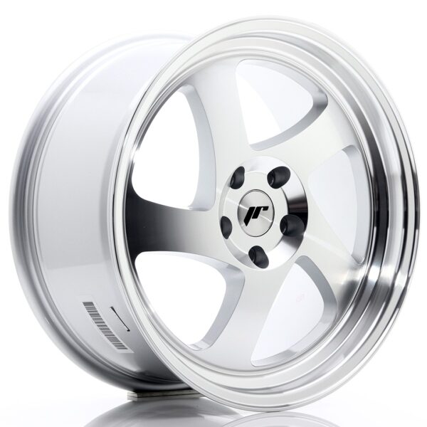 JR Wheels JR15 18x8,5 ET40 5x112 Silver Machined Face Alloy Wheel