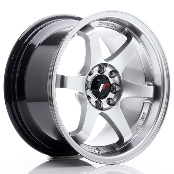 JR Wheels JR3 15x8 ET25 4x100/108 Hyper Silver Alloy Wheel