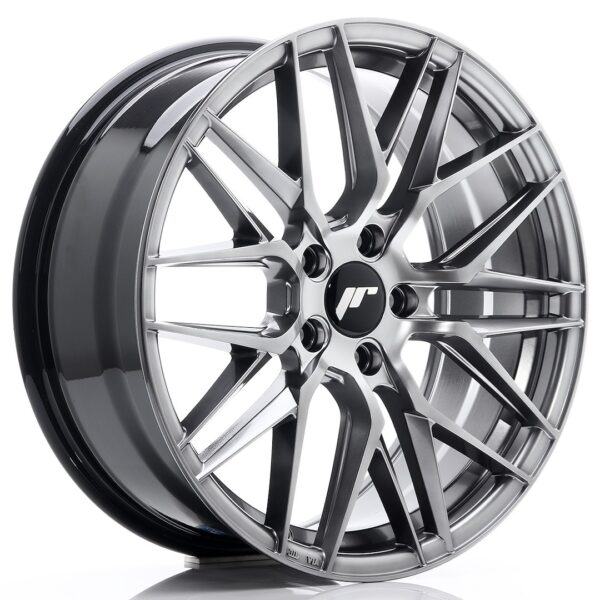JR Wheels JR28 18x7,5 ET40 5x100 Hyper Black Alloy Wheel