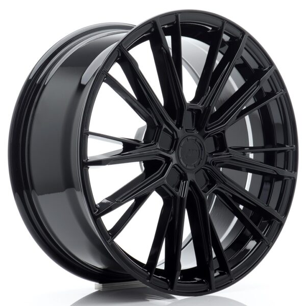 JR Wheels JR52 18x8 ET20-45 5H BLANK Gloss Black Alloy Wheel