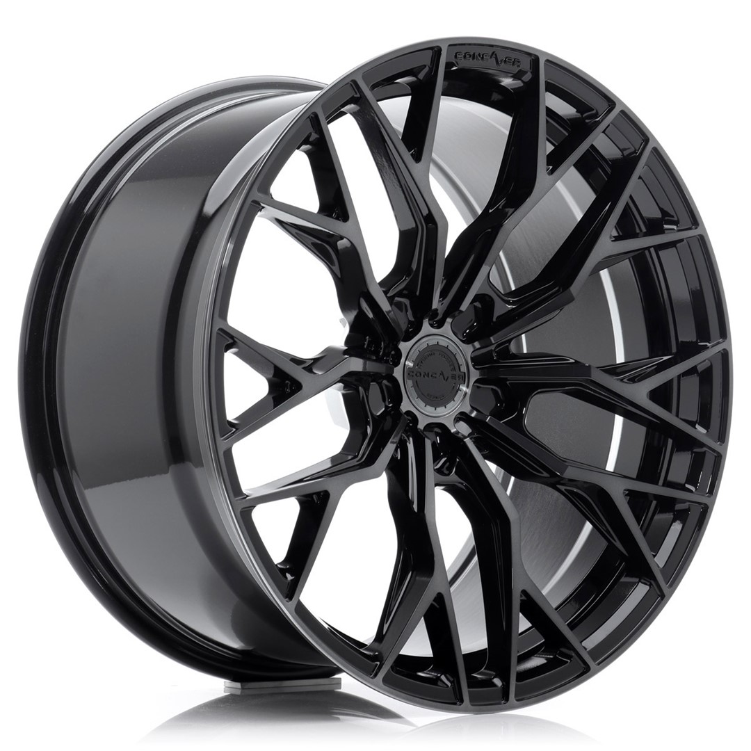 Concaver CVR1 19x8 ET40 5x112 Double Tinted Black Alloy Wheel