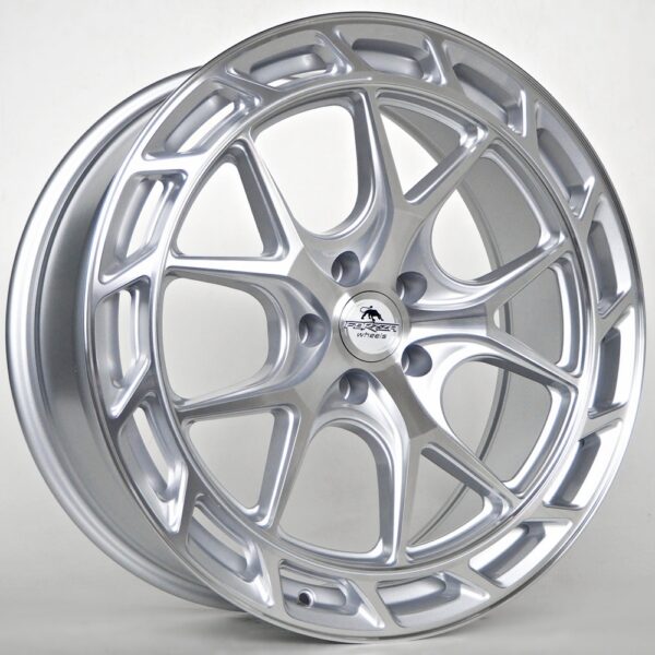 R19x8.5J 5X112 ET25 CB-66.6 Silver Face Machined