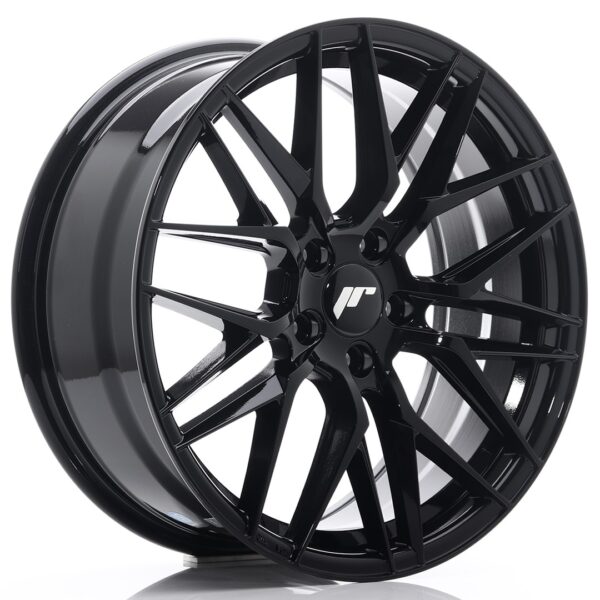 JR Wheels JR28 18x7,5 ET40 5x120 Gloss Black Alloy Wheel