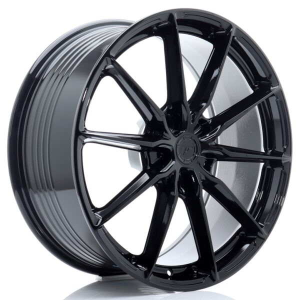 JR Wheels JR37 21x9 ET25 5x112 Gloss Black Alloy Wheel