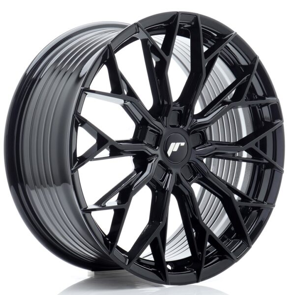 JR Wheels JR49 19x8 ET20-40 5H BLANK Gloss Black Alloy Wheel