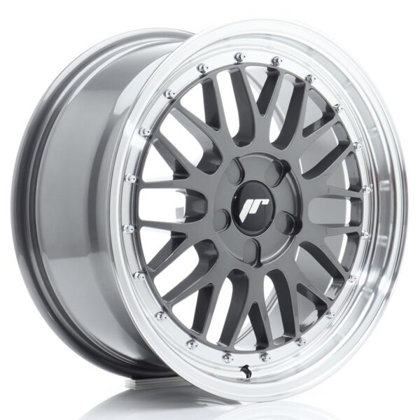 JR Wheels JR23 17x7,5 ET20-40 5H BLANK Hyper Gray w/ Machined Lip Alloy Wheel