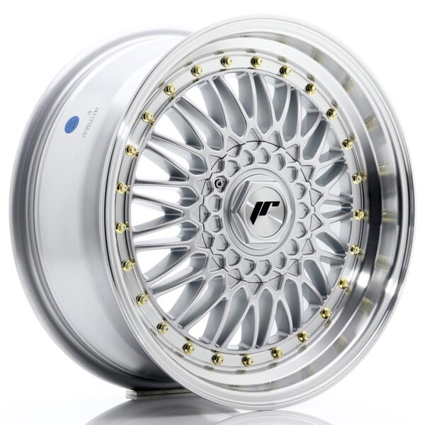 JR Wheels JR9 17x7,5 ET35 5x112/120 Silver w/ Machined Lip Alloy Wheel