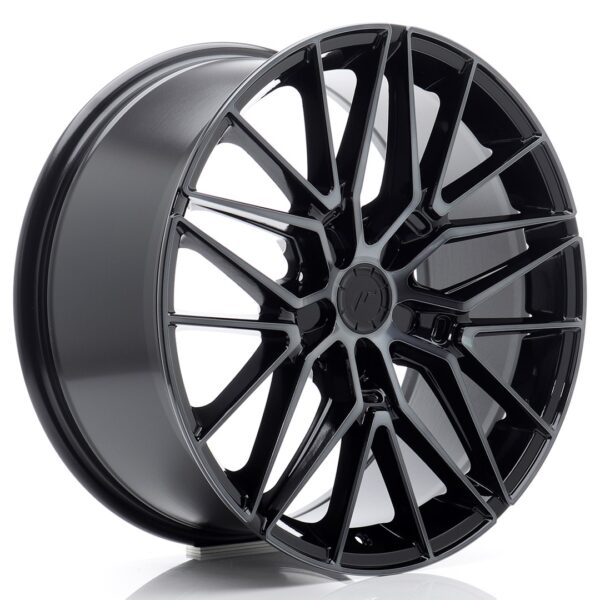 JR Wheels JR38 19x8 ET20-40 5H BLANK Black Machined w/ Tinted Face Alloy Wheel