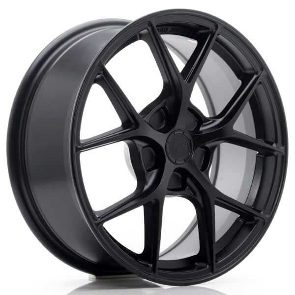JR Wheels SL01 17x7 ET20-40 5H BLANK Matt Black Alloy Wheel