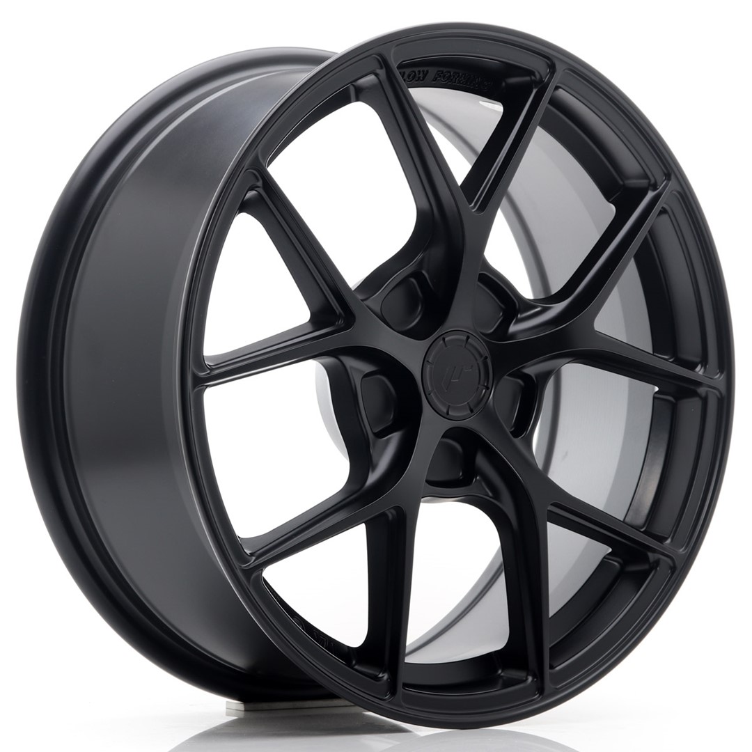 JR Wheels SL01 17x7 ET20-40 5H BLANK Matt Black Alloy Wheel