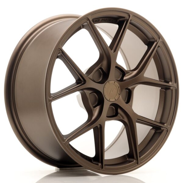 JR Wheels SL01 17x8 ET20-45 5H BLANK Matt Bronze Alloy Wheel