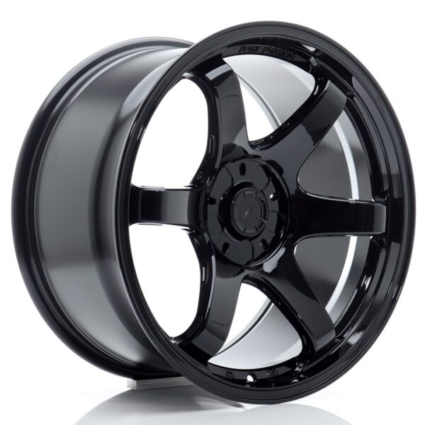 JR Wheels SL03 18x9,5 ET20-38 5H BLANK Gloss Black Alloy Wheel