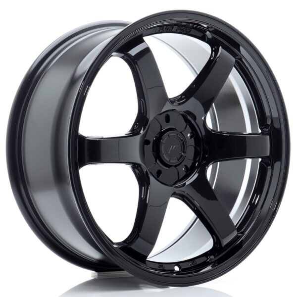 JR Wheels SL03 19x9 ET20-45 5H BLANK Gloss Black Alloy Wheel