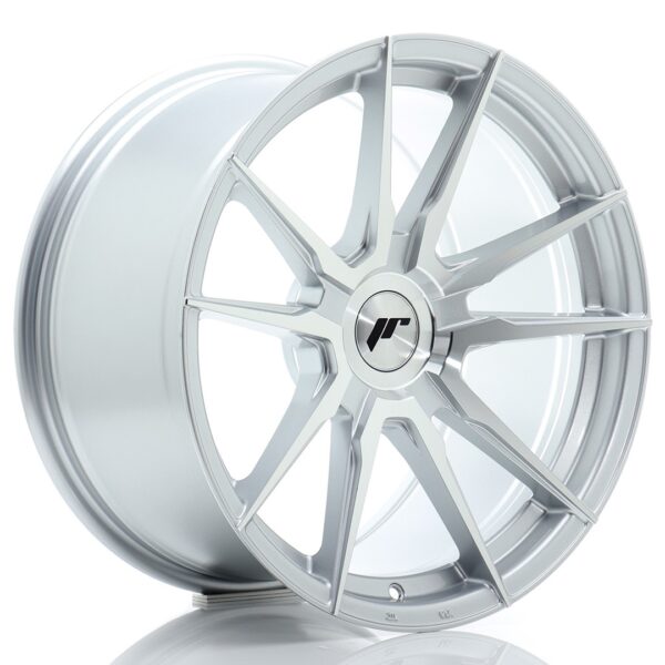 JR Wheels JR21 18x9,5 ET20-40 BLANK Silver Machined Face Alloy Wheel